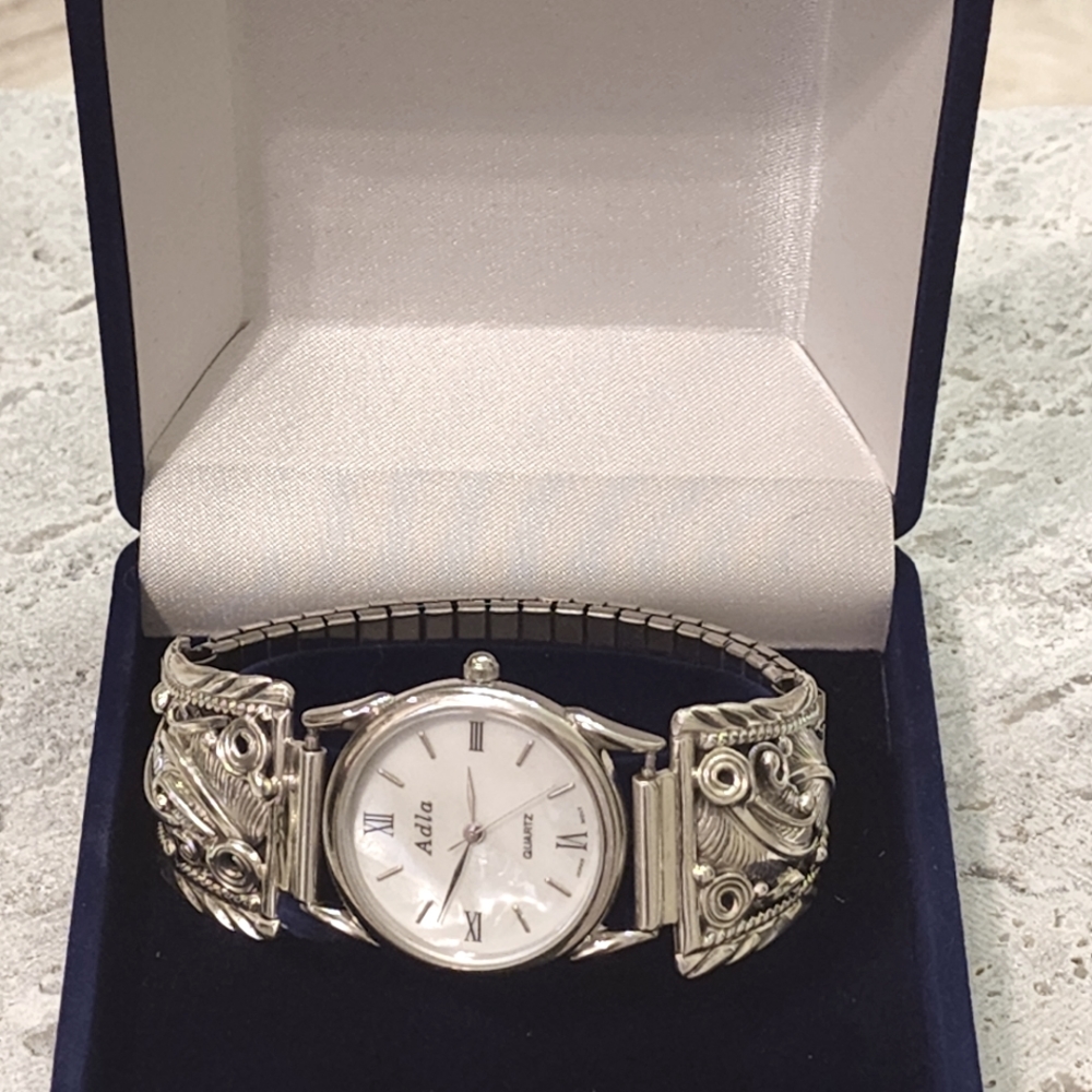 Classic Sterling Silver Navajo Men's Watch